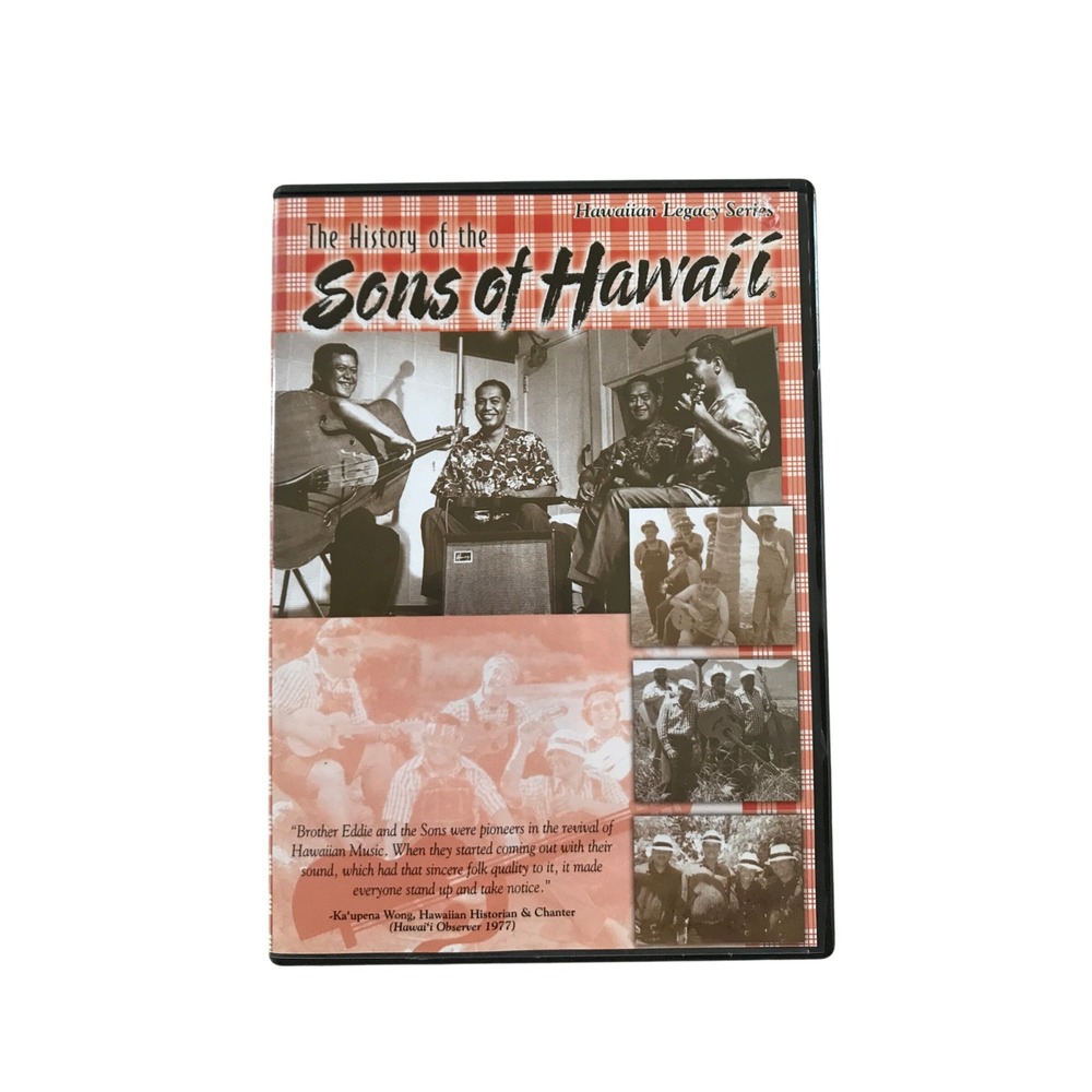 The History of the Sons of Hawaii DVD Hawaiian Legacy Series Eddie Kamae Music